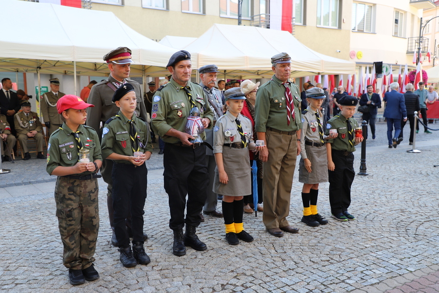 Miejskie obchody 78. rocznicy Powstania Warszawskiego - Białystok, 1 sierpnia 2022, Fot. Anna Piekarska IPN Białystok