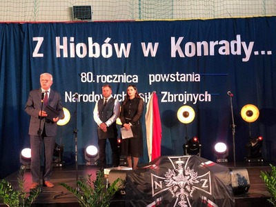 "Z Hiobów w Konrady" - uroczystości z okazji 80. rocznicy powstania Narodowych Sił Zbrojnych - Kurzętnik, 20 września 2022