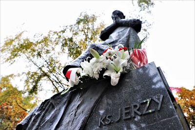 38. rocznica męczeńskiej śmierci bł. ks. Jerzego Popiełuszki - Białystok, 19 października 2022, Fot. Natalia Krzywicka