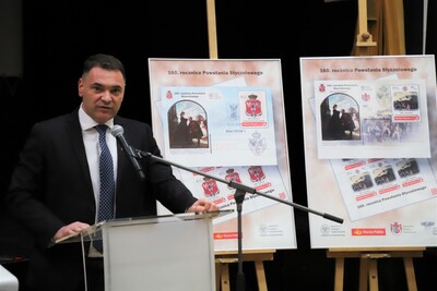 Przystanek Historia Siemiatycze + promocja znaczka pocztowego - Siemiatycze, 7 lutego 2023, Fot. Natalia Krzywicka IPN