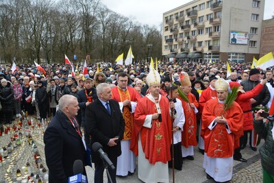 18. rocznica śmierci Jana Pawła II – Białystok, 2 kwietnia 2023, fot. Władysław Tokarski