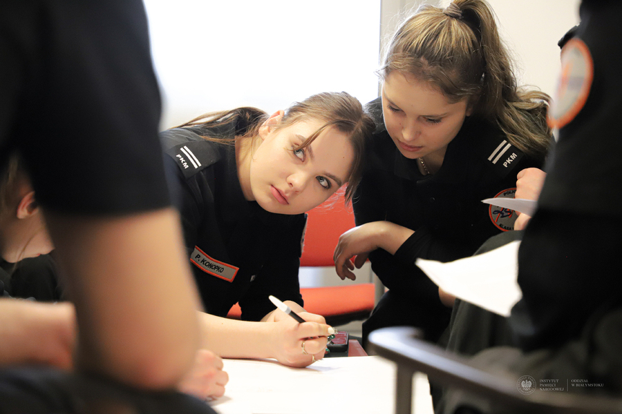 Warsztaty dotyczące Obławy Augustowskiej w ramach projektu "W służbie Ojczyźnie" - Białystok, 30-31 marca 2023, fot. Paweł Bezubik