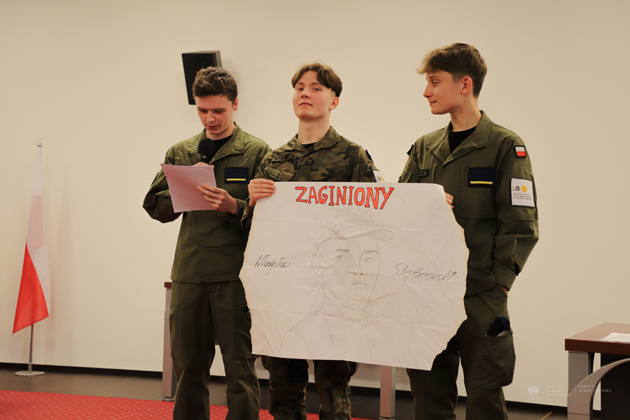 Warsztaty dotyczące Obławy Augustowskiej w ramach projektu "W służbie Ojczyźnie" - Białystok, 30-31 marca 2023, fot. Paweł Bezubik