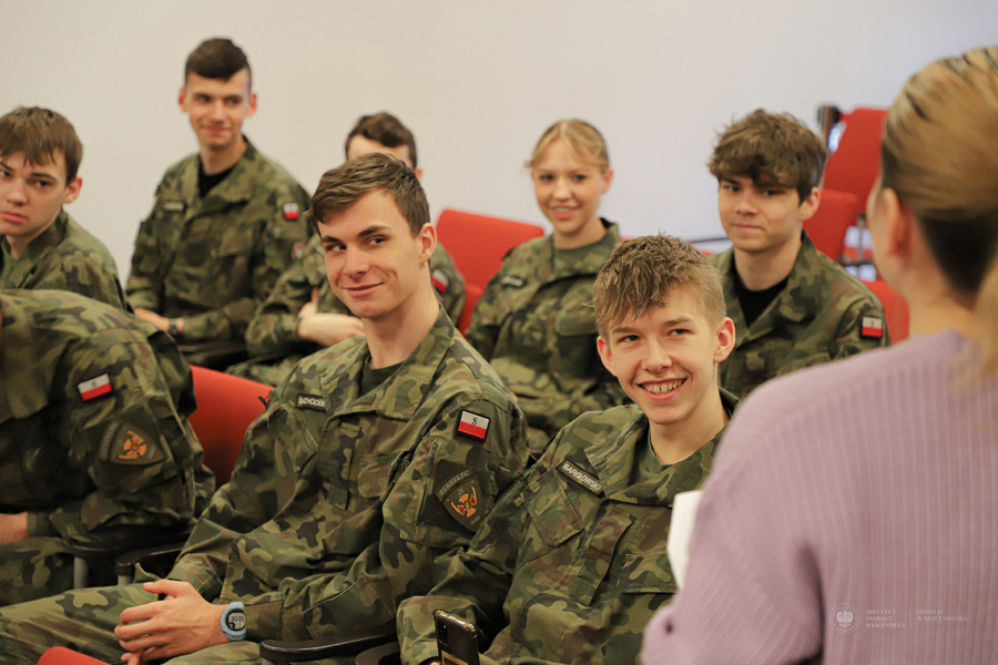 Warsztaty dotyczące Obławy Augustowskiej w ramach projektu "W służbie Ojczyźnie" - Białystok, 30-31 marca 2023, fot. Paweł Bezubik