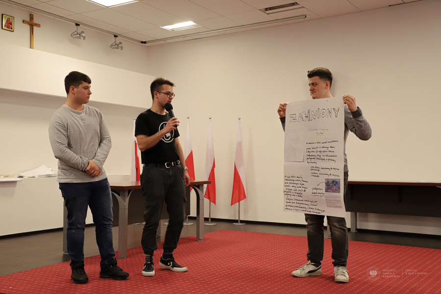 Warsztaty dotyczące Obławy Augustowskiej w ramach projektu "W służbie Ojczyźnie" - Białystok, 30-31 marca 2023, fot. Paweł Bezubik