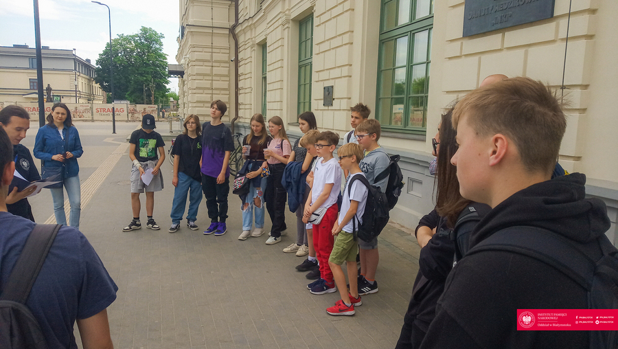 Gra miejska „Szlakiem Jadwigi Dziekońskiej „Jadzi” – Białystok, 15 czerwca 2023, fot. Paweł Murawski