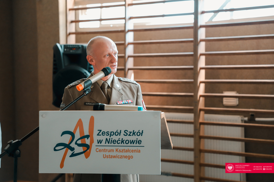 Podsumowaniem projektu edukacyjnego „W służbie Ojczyźnie” - Niećkowo, 21 czerwca 2023 r., fot. Paweł Bezubik