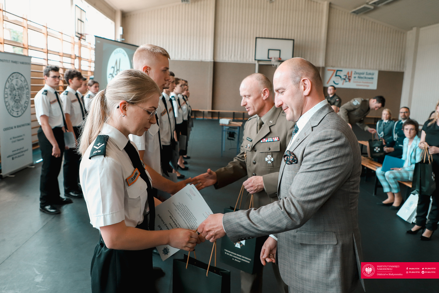 Podsumowaniem projektu edukacyjnego „W służbie Ojczyźnie” - Niećkowo, 21 czerwca 2023 r., fot. Paweł Bezubik