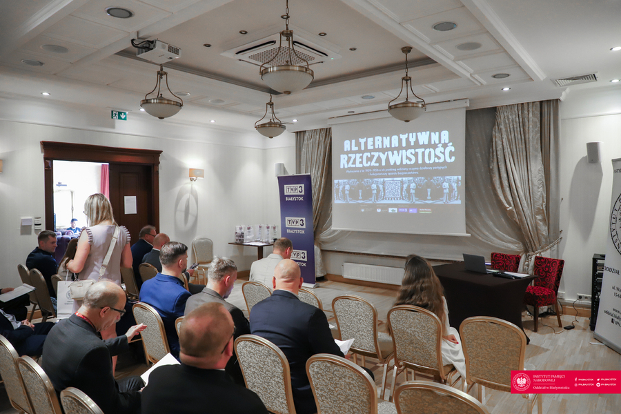 Podsumowanie konferencji - „Alternatywna rzeczywistość – wydarzenia z lat 1939–1956 (...)”, Białystok 19-20 czerwca 2023 r., fot. IPN Białystok