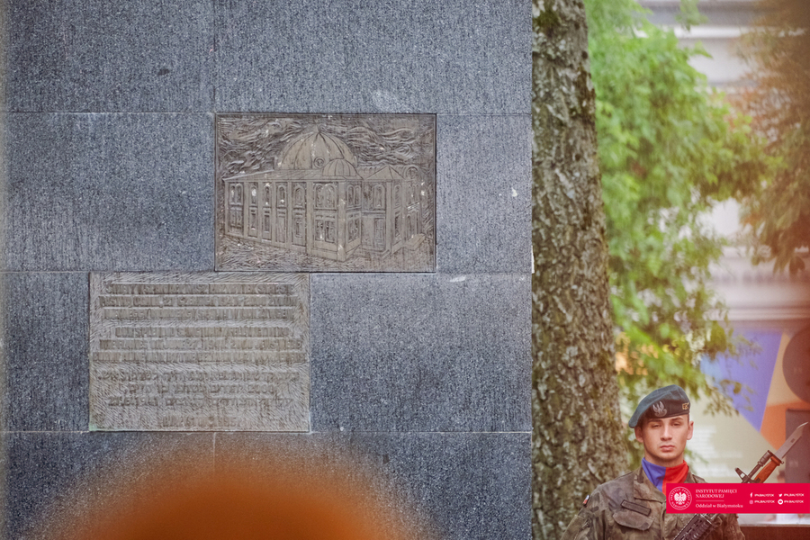 Rocznica spalenia Wielkiej Synagogi w Białymstoku – 27 czerwca 2023 r., fot. Paweł Bezubik