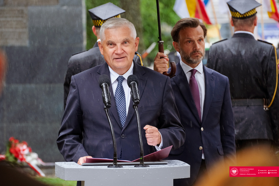 Rocznica spalenia Wielkiej Synagogi w Białymstoku – 27 czerwca 2023 r., fot. Paweł Bezubik