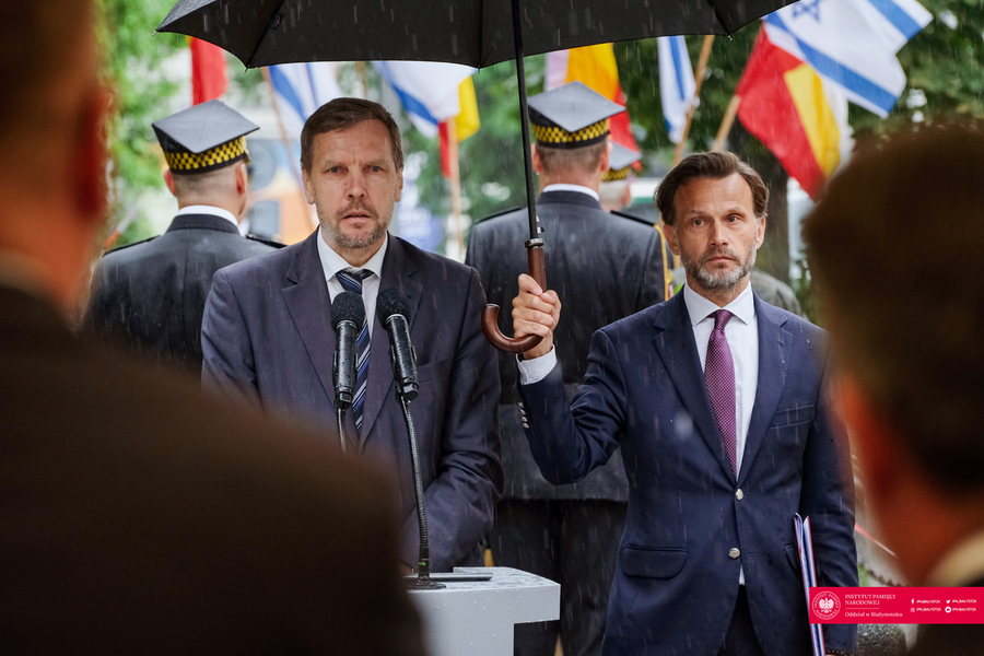 Rocznica spalenia Wielkiej Synagogi w Białymstoku – 27 czerwca 2023 r., fot. Paweł Bezubik