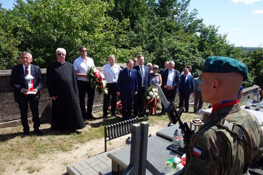 75. rocznica zamordowania przez funkcjonariuszy UB ppor. Antoniego Wodyńskiego ps. „Odyniec” - Drohiczyn, 9 lipca 2023 r., fot. Władysław Tokarski