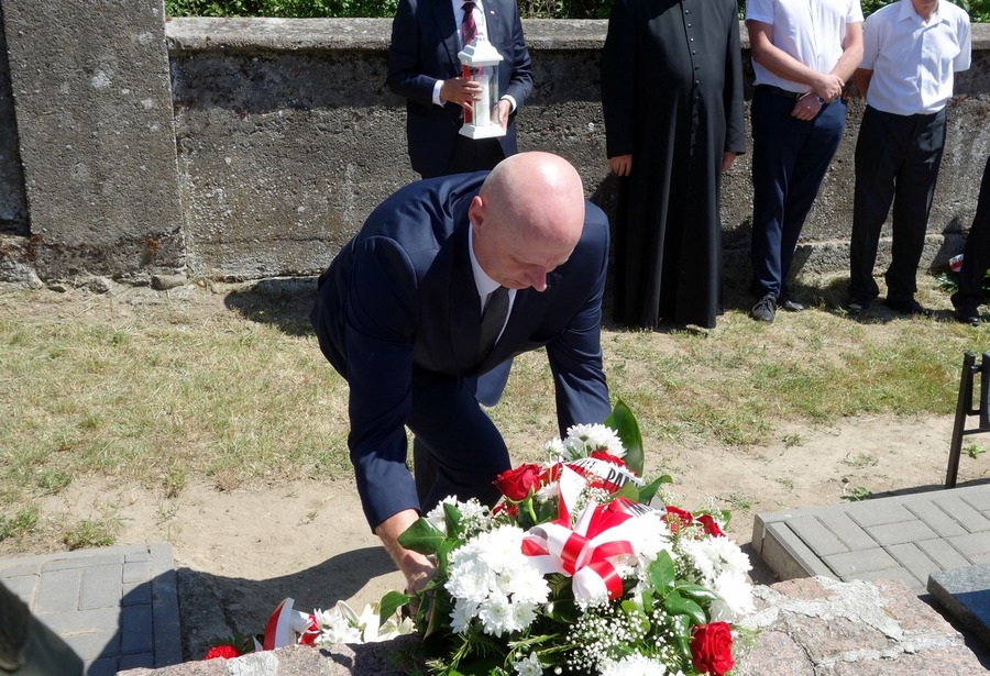 75. rocznica zamordowania przez funkcjonariuszy UB ppor. Antoniego Wodyńskiego ps. „Odyniec” - Drohiczyn, 9 lipca 2023 r., fot. Władysław Tokarski