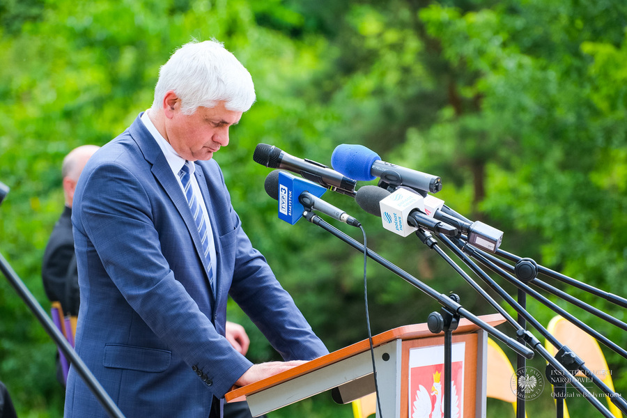 Dzień Pamięci Ofiar Obławy Augustowskiej - Giby, Augustów, 12 lipca 2023 r., fot. Paweł Bezubik