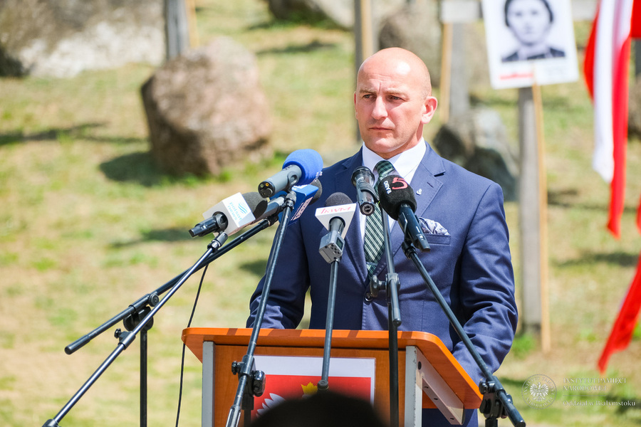 Dzień Pamięci Ofiar Obławy Augustowskiej - Giby, Augustów, 12 lipca 2023 r., fot. Paweł Bezubik