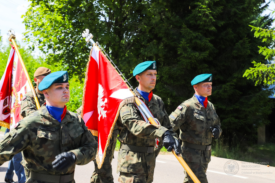 Dzień Pamięci Ofiar Obławy Augustowskiej - Giby, Augustów, 12 lipca 2023 r., fot. Paweł Bezubik