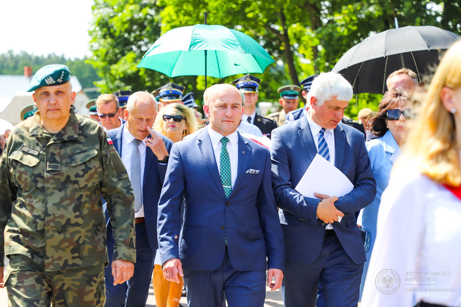 Dzień Pamięci Ofiar Obławy Augustowskiej - Giby, Augustów, 12 lipca 2023 r., fot. Paweł Bezubik