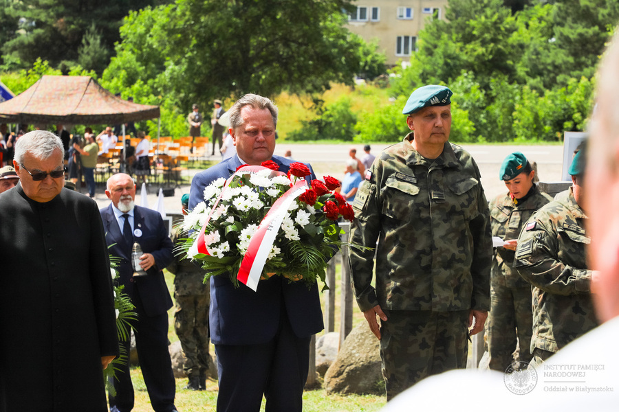 Dzień Pamięci Ofiar Obławy Augustowskiej - Giby, Augustów, 12 lipca 2023 r., fot. Paweł Bezubik