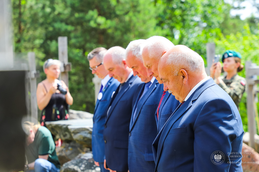 Dzień Pamięci Ofiar Obławy Augustowskiej - Giby, Augustów, 12 lipca 2023 r., fot. Paweł Bezubik