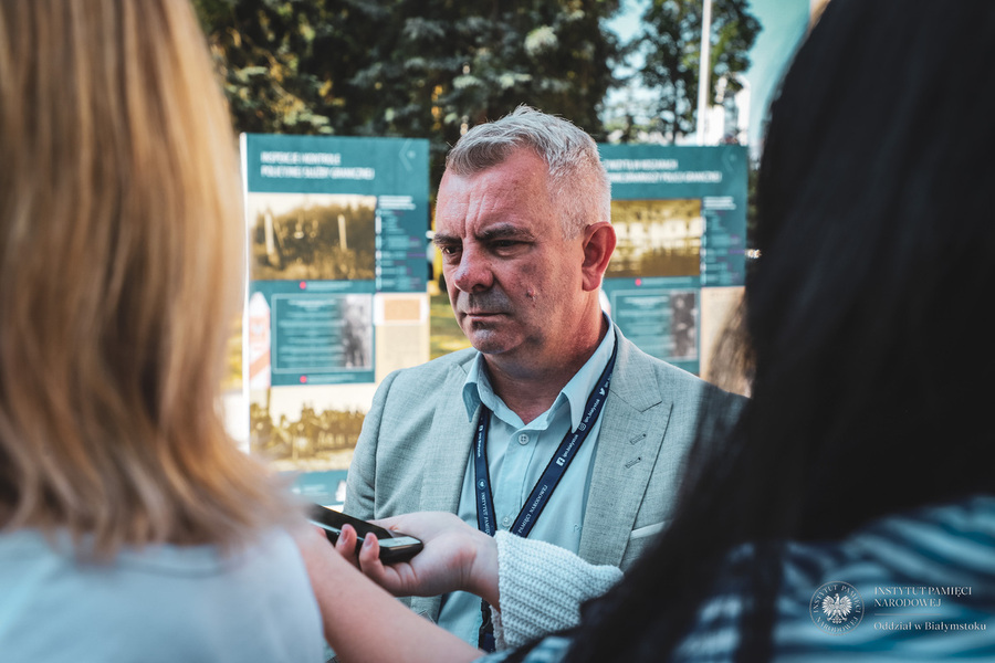Otwarcie wystawy „Policja Państwowa w ochronie granicy wschodniej II Rzeczypospolitej 1923-1926” - Białystok, 14 lipca 2023 r., fot. Paweł Bezubik