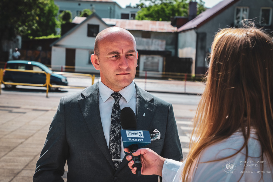 Otwarcie wystawy „Policja Państwowa w ochronie granicy wschodniej II Rzeczypospolitej 1923-1926” - Białystok, 14 lipca 2023 r., fot. Paweł Bezubik