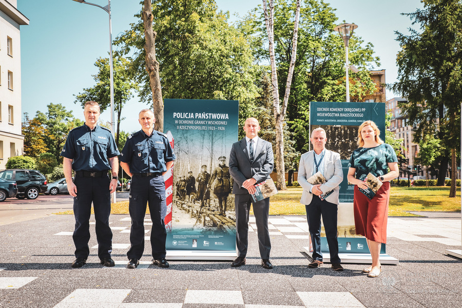 Otwarcie wystawy „Policja Państwowa w ochronie granicy wschodniej II Rzeczypospolitej 1923-1926” - Białystok, 14 lipca 2023 r., fot. Paweł Bezubik