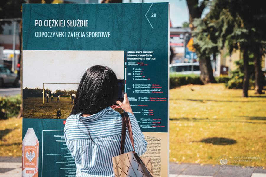 Otwarcie wystawy „Policja Państwowa w ochronie granicy wschodniej II Rzeczypospolitej 1923-1926” - Białystok, 14 lipca 2023 r., fot. Paweł Bezubik