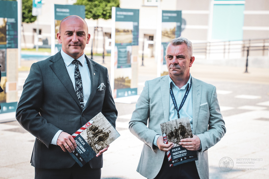 Otwarcie wystawy „Policja Państwowa w ochronie granicy wschodniej II Rzeczypospolitej 1923-1926” - Białystok, 14 lipca 2023 r., fot. Paweł Bezubik