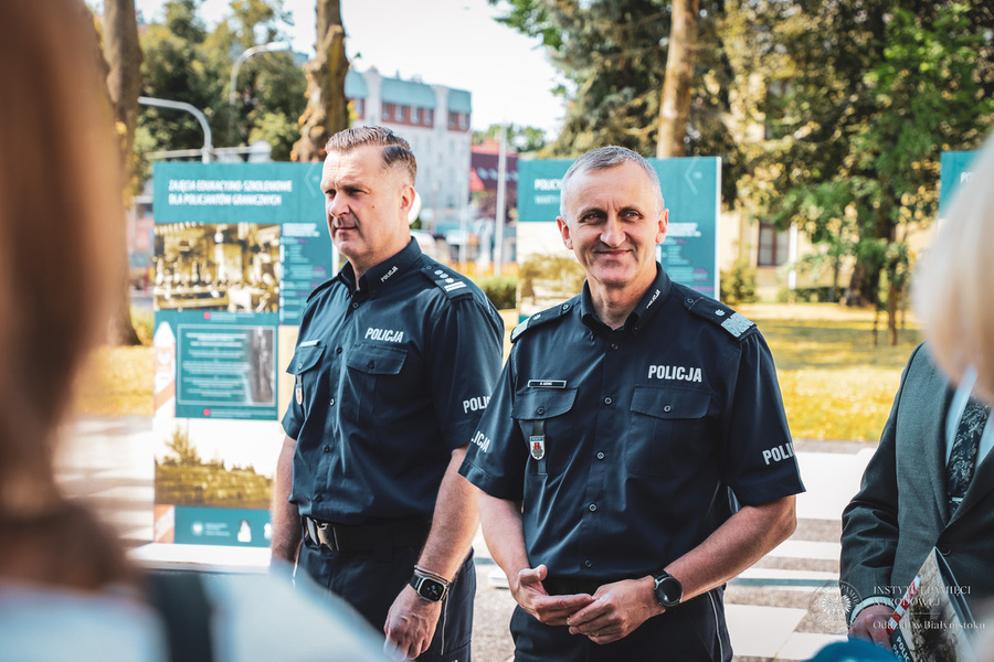 Otwarcie wystawy „Policja Państwowa w ochronie granicy wschodniej II Rzeczypospolitej 1923-1926” - Białystok, 14 lipca 2023 r., fot. Paweł Bezubik