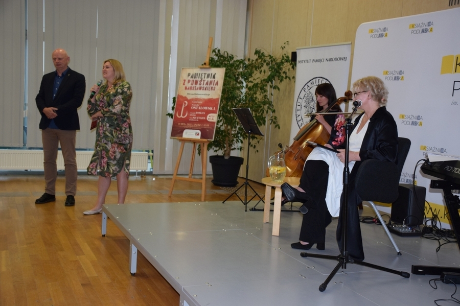 Spektakl pt. „Pamiętnik z Powstania Warszawskiego”, Białystok - 28 lipca 2023 r., fot. Dominik Sołowiej Dział Edukacji Książnicy Podlaskiej