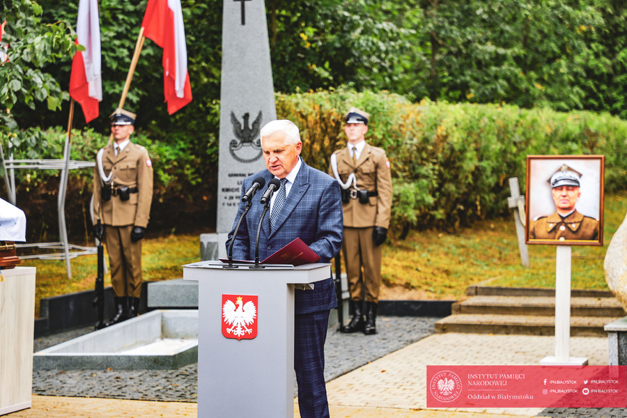 Uroczystości pogrzebowe generała Ludwika Kmicica-Skrzyńskiego - Białystok, 26.08.2023 r., fot. Urszula Gierasimiuk