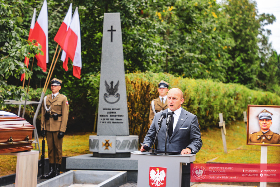 Uroczystości pogrzebowe generała Ludwika Kmicica-Skrzyńskiego - Białystok, 26.08.2023 r., fot. Urszula Gierasimiuk