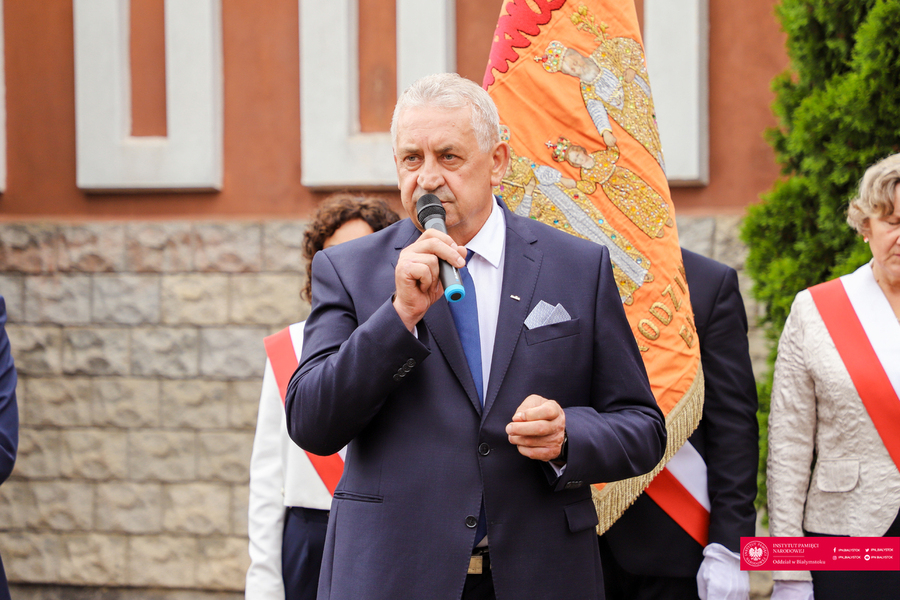 43. rocznica powstania Niezależnego Samorządnego Związku Zawodowego "Solidarność" - Białystok, 31 sierpnia 2023 r., fot. Paweł Bezubik