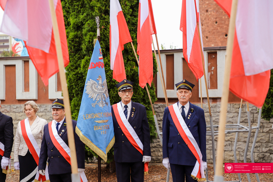 43. rocznica powstania Niezależnego Samorządnego Związku Zawodowego "Solidarność" - Białystok, 31 sierpnia 2023 r., fot. Paweł Bezubik
