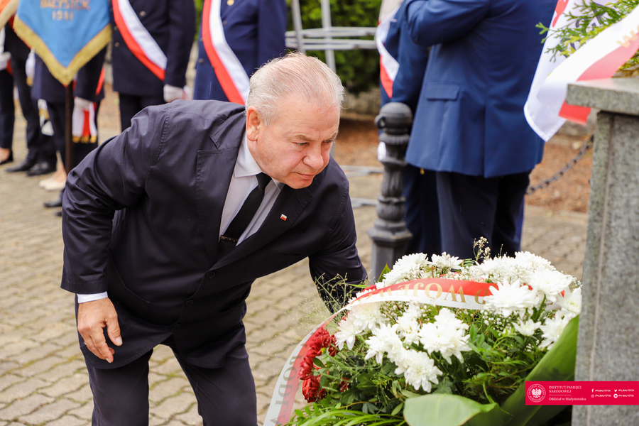 43. rocznica powstania Niezależnego Samorządnego Związku Zawodowego "Solidarność" - Białystok, 31 sierpnia 2023 r., fot. Paweł Bezubik