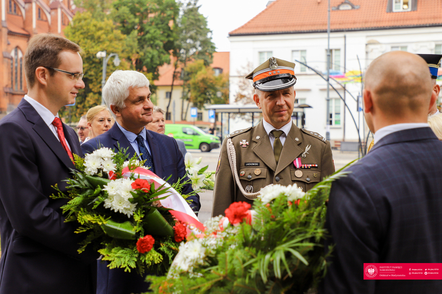 43. rocznica powstania Niezależnego Samorządnego Związku Zawodowego "Solidarność" - Białystok, 31 sierpnia 2023 r., fot. Paweł Bezubik