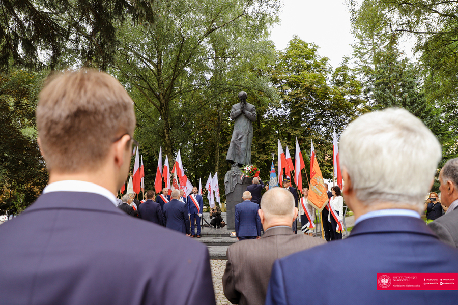 43. rocznica powstania Niezależnego Samorządnego Związku Zawodowego "Solidarność" - Białystok, 31 sierpnia 2023 r., fot. Paweł Bezubik