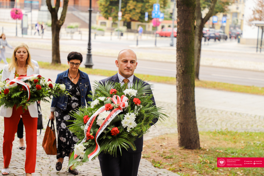 43. rocznica powstania Niezależnego Samorządnego Związku Zawodowego "Solidarność" - Białystok, 31 sierpnia 2023 r., fot. Paweł Bezubik