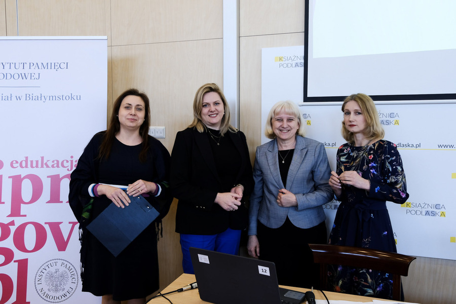 Zbrodnia katyńska w świetle archiwum dr Robla – nowe ustalenia – Przystanek Historia Białystok – Białystok, 23 kwietnia 2024, fot. Paula Prudziłowicz (IPN)