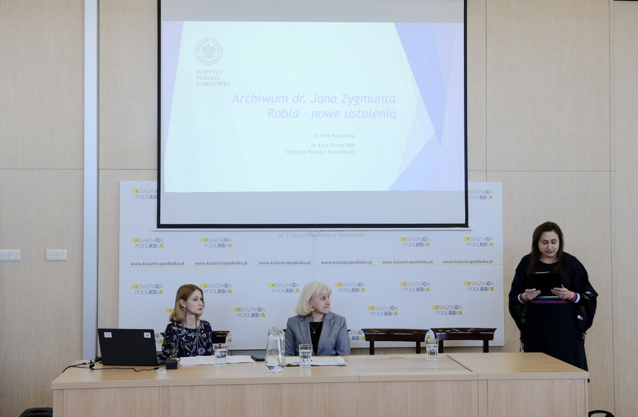 Zbrodnia katyńska w świetle archiwum dr Robla – nowe ustalenia – Przystanek Historia Białystok – Białystok, 23 kwietnia 2024, fot. Paula Prudziłowicz (IPN)