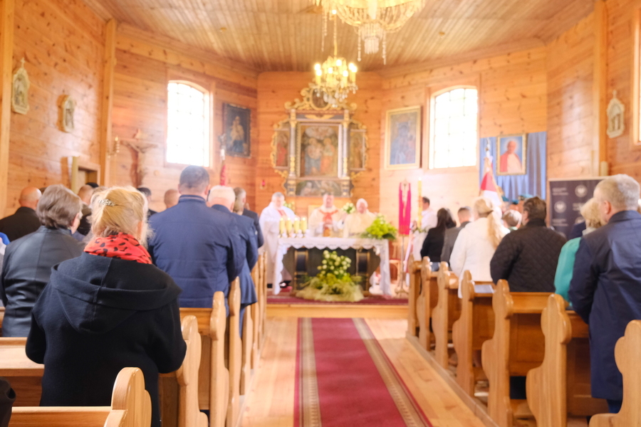 Poświęcenie wyremontowanego grobu gen. bryg. Nikodema Sulika oraz odsłonięcie tablicy zawierającej jego rys biograficzny – 10 maja 2024. Fot. Paula Prudziłowicz (IPN)