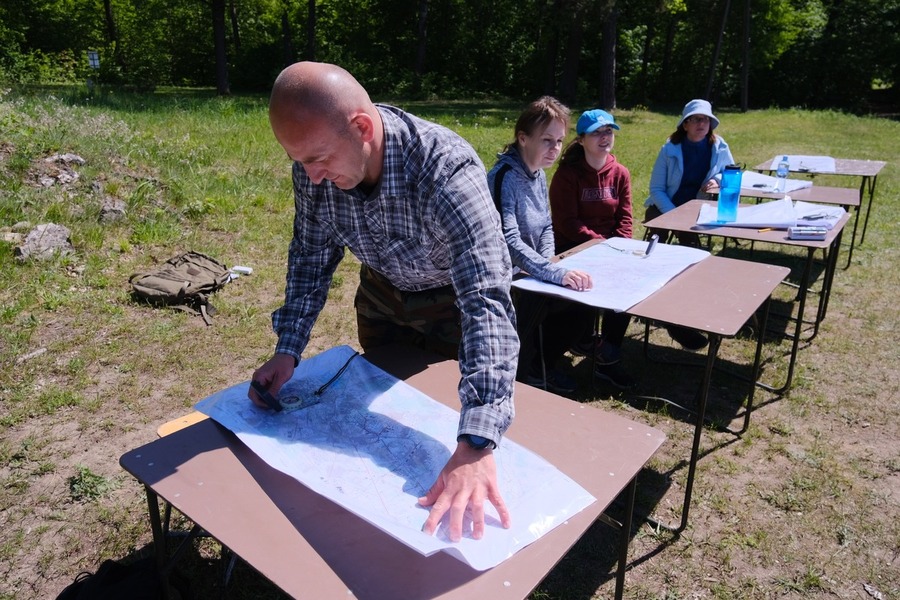 Szkolenie z przysposobienia obronnego pracowników Oddziału Instytutu Pamięci Narodowej w Białymstoku zorganizowane przez Wojska Obrony Terytorialnej – 9 maja 2024, fot. Paula Prudziłowicz (IPN)