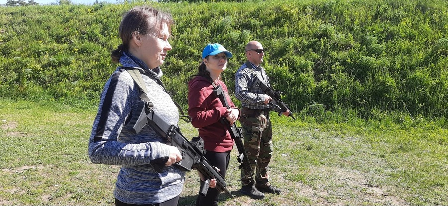 Szkolenie z przysposobienia obronnego pracowników Oddziału Instytutu Pamięci Narodowej w Białymstoku zorganizowane przez Wojska Obrony Terytorialnej – 9 maja 2024, fot. Paula Prudziłowicz (IPN)