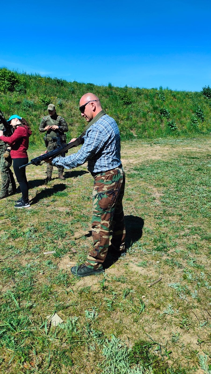 Szkolenie z przysposobienia obronnego pracowników Oddziału Instytutu Pamięci Narodowej w Białymstoku zorganizowane przez Wojska Obrony Terytorialnej – 9 maja 2024, fot. Paula Prudziłowicz (IPN)