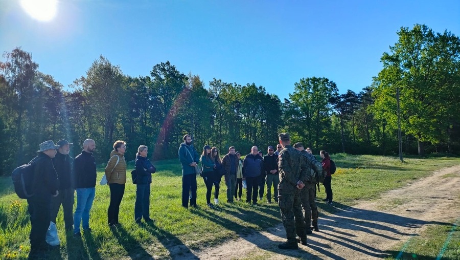 Szkolenie z przysposobienia obronnego pracowników Oddziału Instytutu Pamięci Narodowej w Białymstoku zorganizowane przez Wojska Obrony Terytorialnej – 9 maja 2024, fot. Paula Prudziłowicz (IPN)