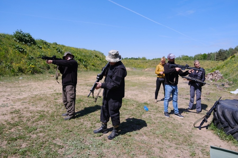 Szkolenie z przysposobienia obronnego pracowników Oddziału Instytutu Pamięci Narodowej w Białymstoku zorganizowane przez Wojska Obrony Terytorialnej – 9 maja 2024, fot. Paula Prudziłowicz (IPN)