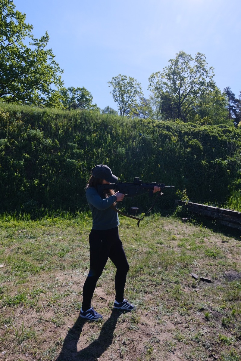 Szkolenie z przysposobienia obronnego pracowników Oddziału Instytutu Pamięci Narodowej w Białymstoku zorganizowane przez Wojska Obrony Terytorialnej – 9 maja 2024, fot. Paula Prudziłowicz (IPN)